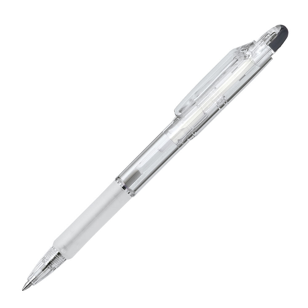 Zebra Biotube Jim Knock Ballpoint Pen - Water clear