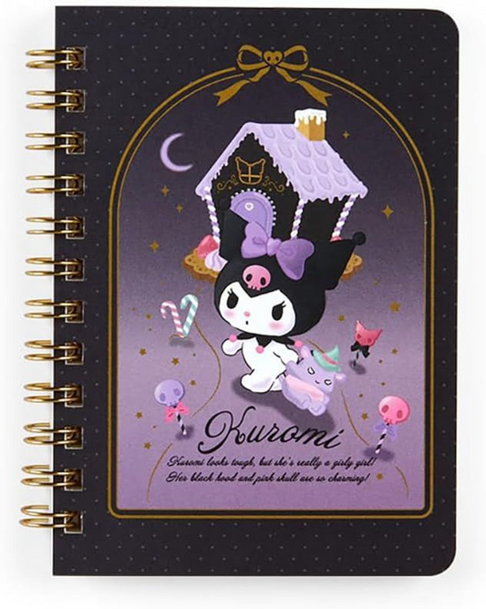 Sanrio B7 Ring Notebook - Kuromi