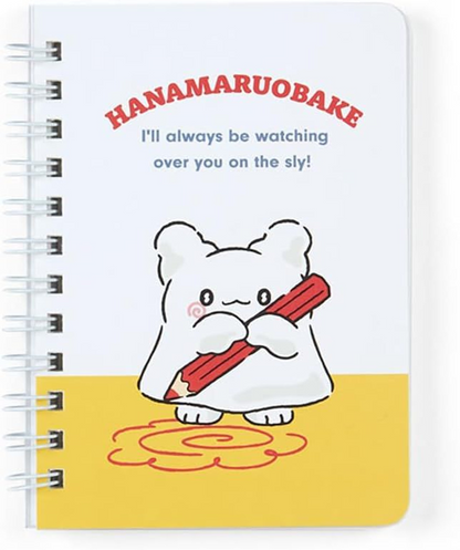 Sanrio - Ring Lined - B7 Notebook - Hanamaru Obake