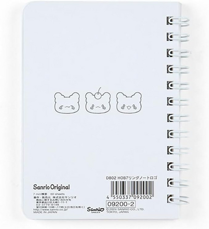 Sanrio - Ring Lined - B7 Notebook - Hanamaru Obake