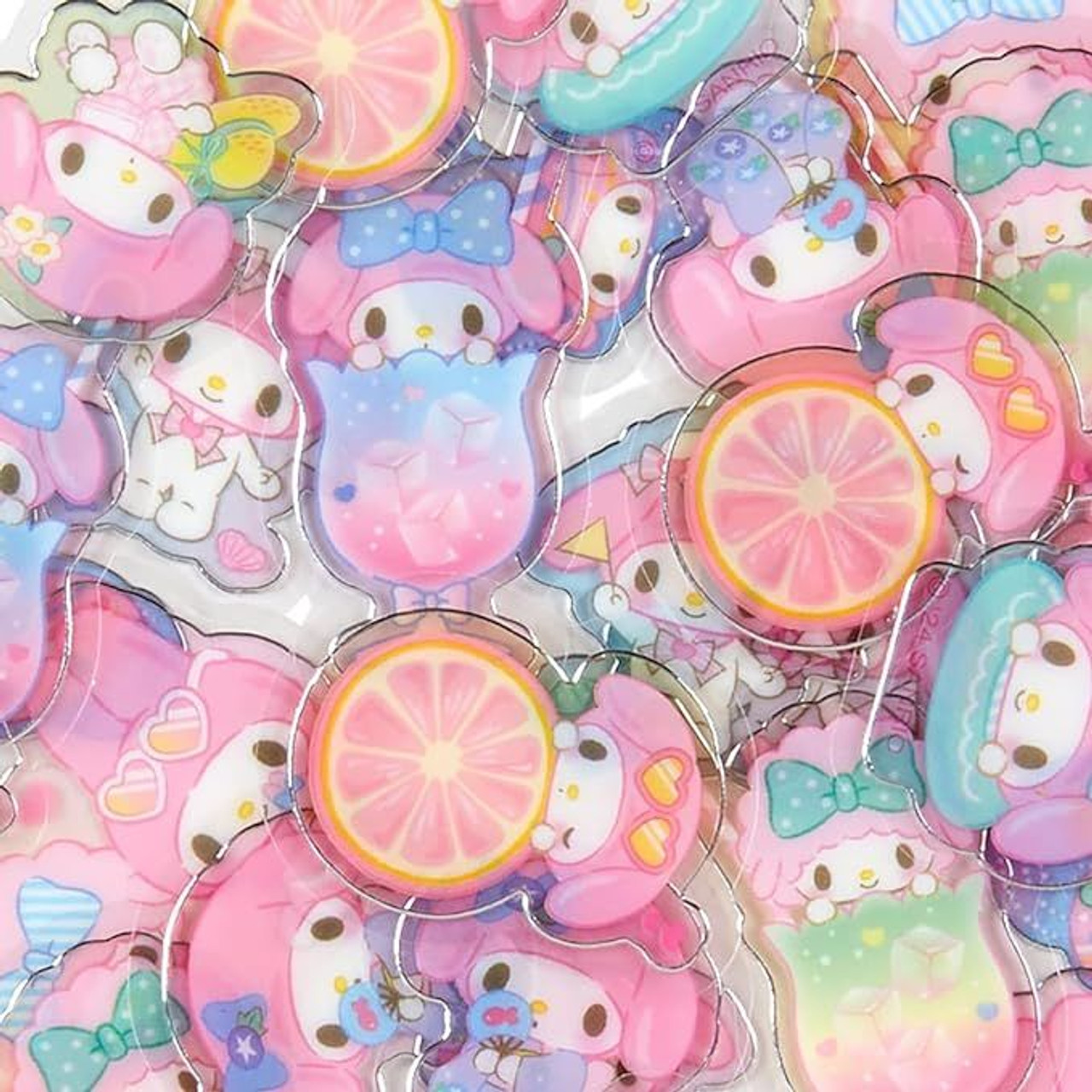 Sanrio My Melody Summer Clear Stickers