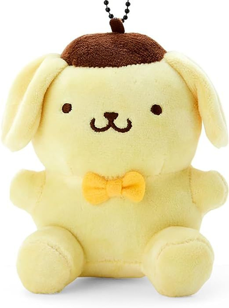 Sanrio Pompompurin Mascot Keychain Plush Toy