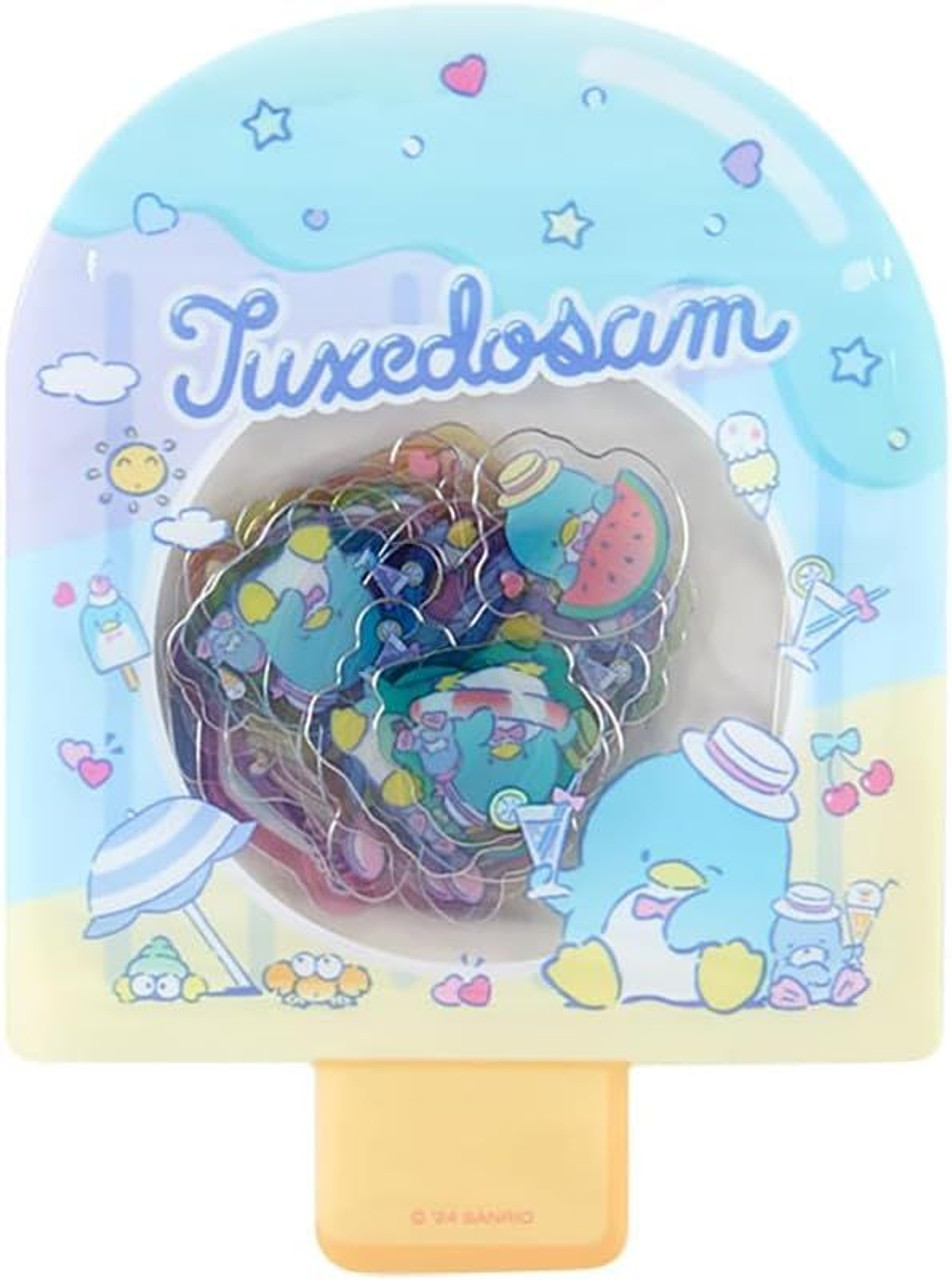 Sanrio Tuxedo Sam Summer Clear Stickers