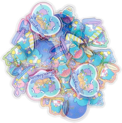 Sanrio Tuxedo Sam Summer Clear Stickers