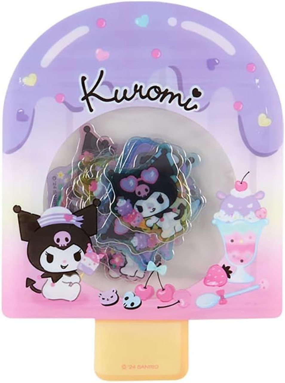 Sanrio Kuromi Summer Clear Stickers