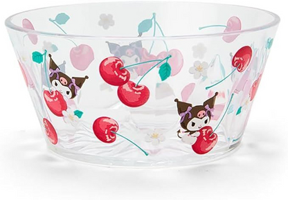 Sanrio Colorful Clear Bowl Kuromi Colorful Fruit Design