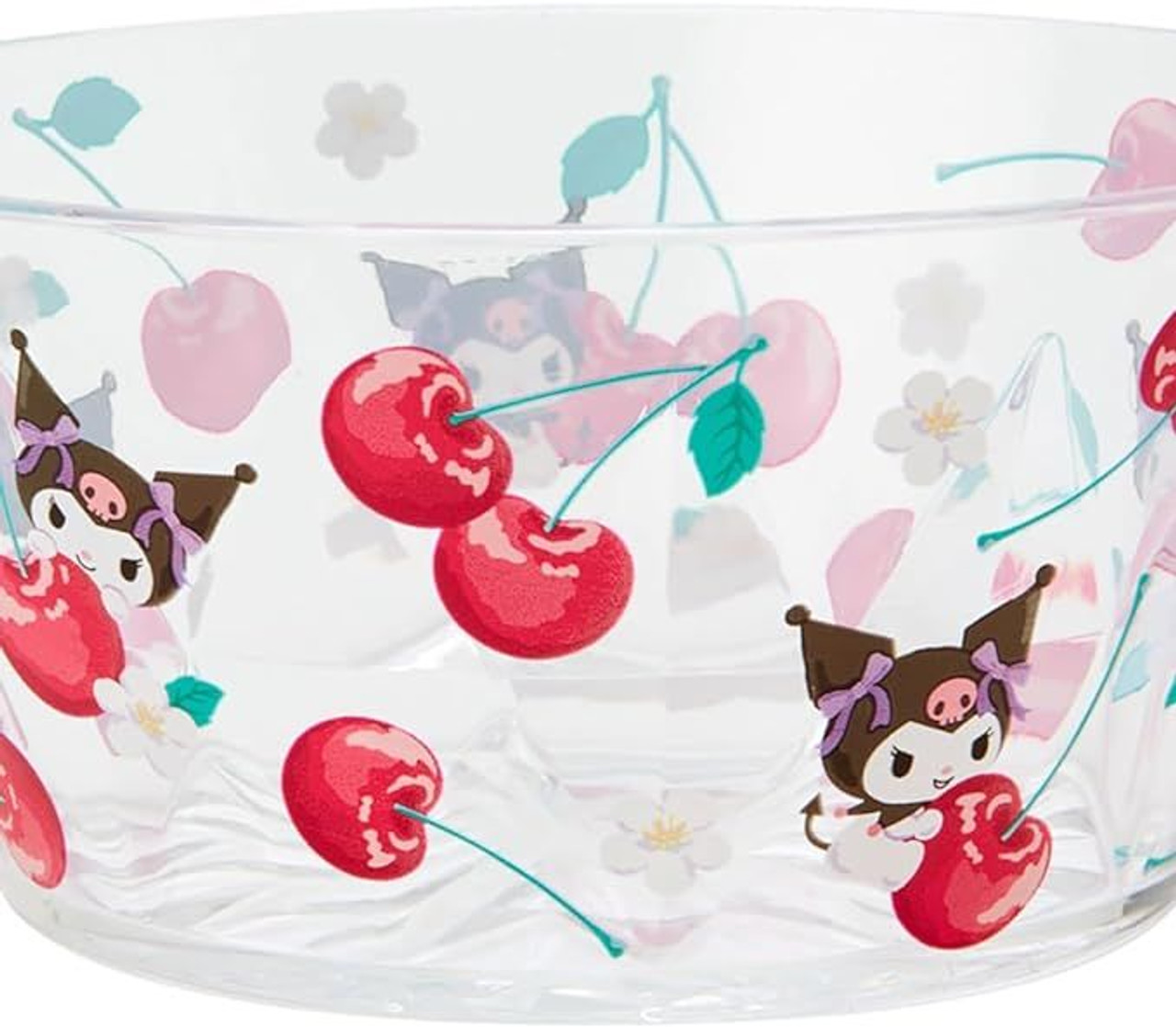 Sanrio Colorful Clear Bowl Kuromi Colorful Fruit Design