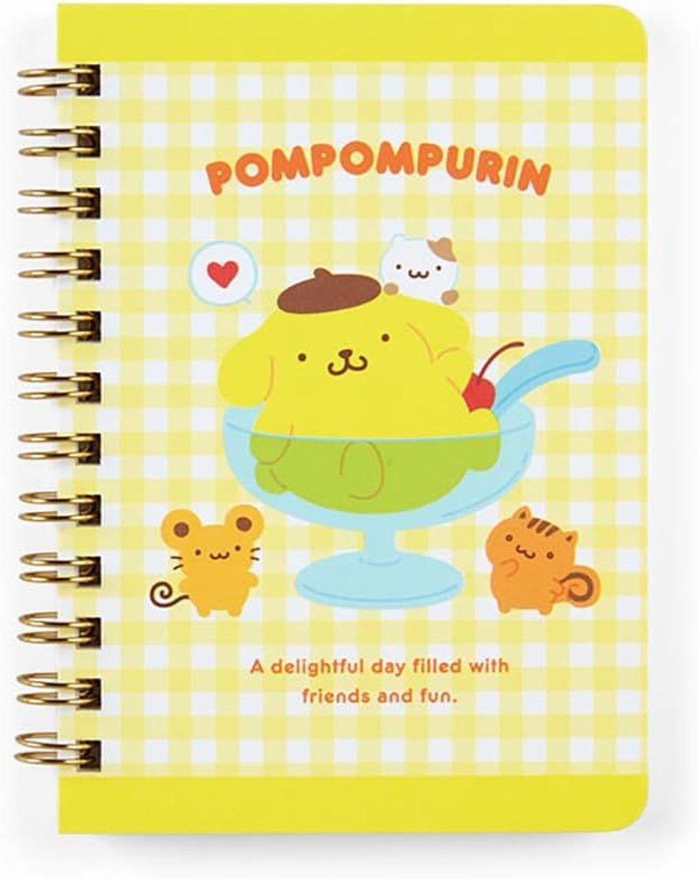 Sanrio Pompompurin B7 Ring Notebook