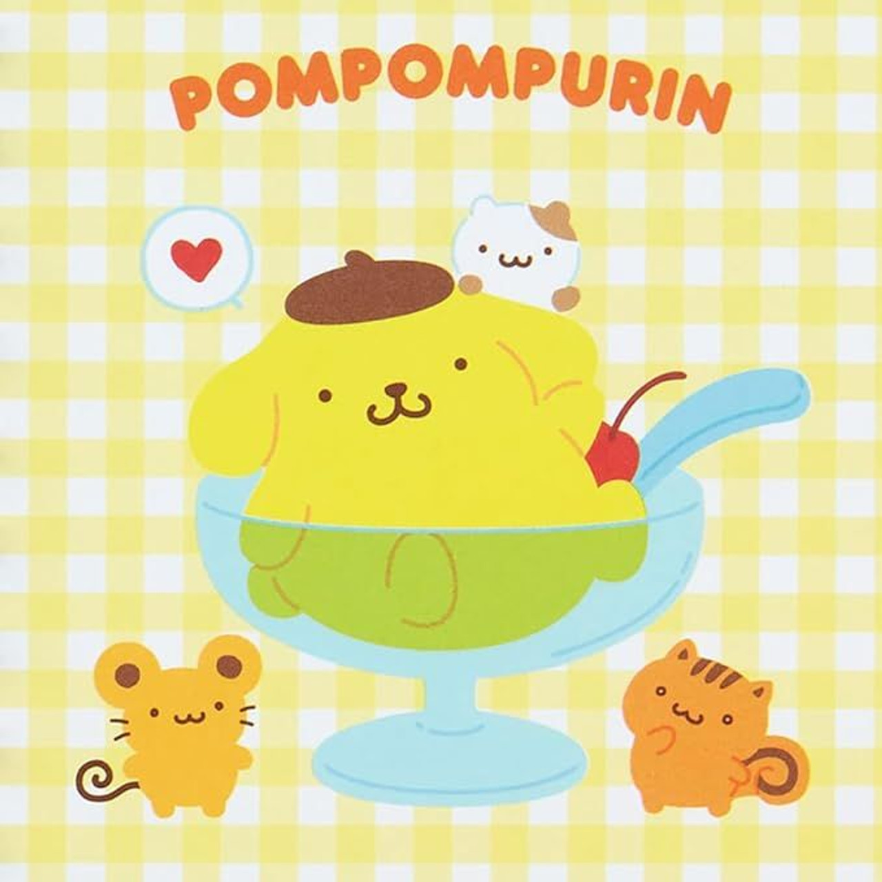 Sanrio Pompompurin B7 Ring Notebook