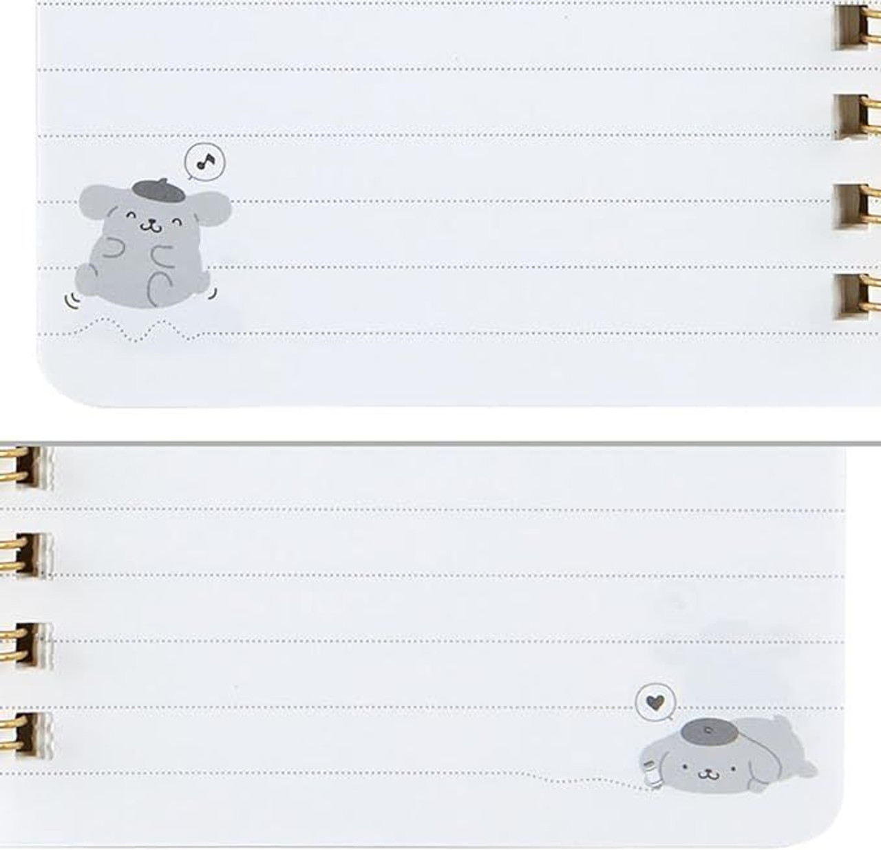 Sanrio Pompompurin B7 Ring Notebook