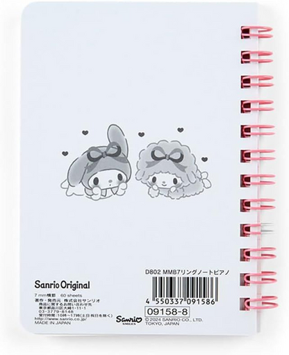 Sanrio B7 Ring Notebook - My Melody