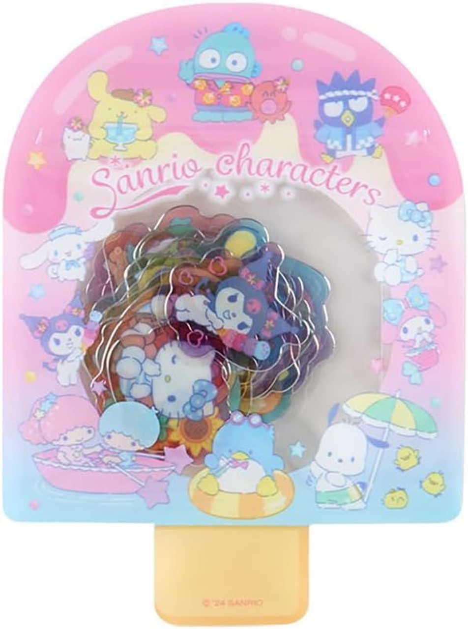 Sanrio Characters Summer Clear Stickers