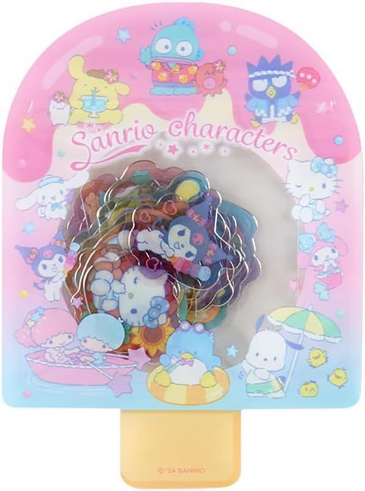 Sanrio Characters Summer Clear Stickers