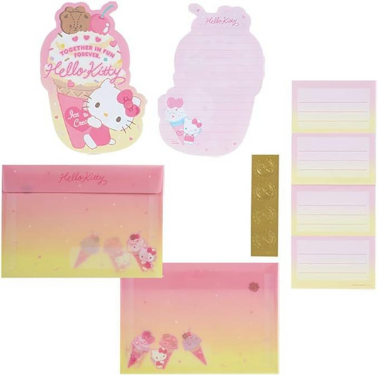 Sanrio Letter Set Hello Kitty (Ice Cream Party)