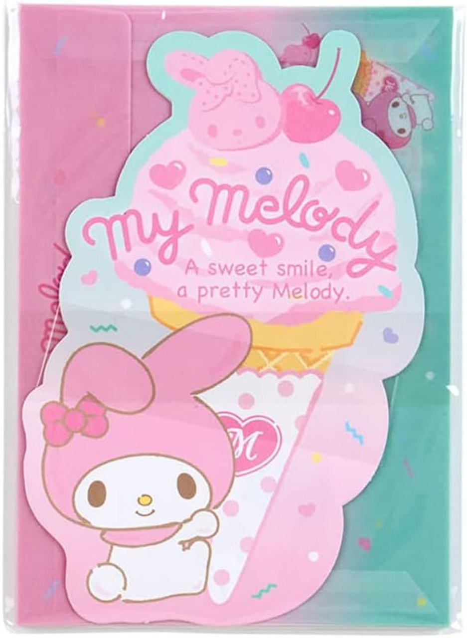 Sanrio Letter Set My Melody (Ice Cream Party)