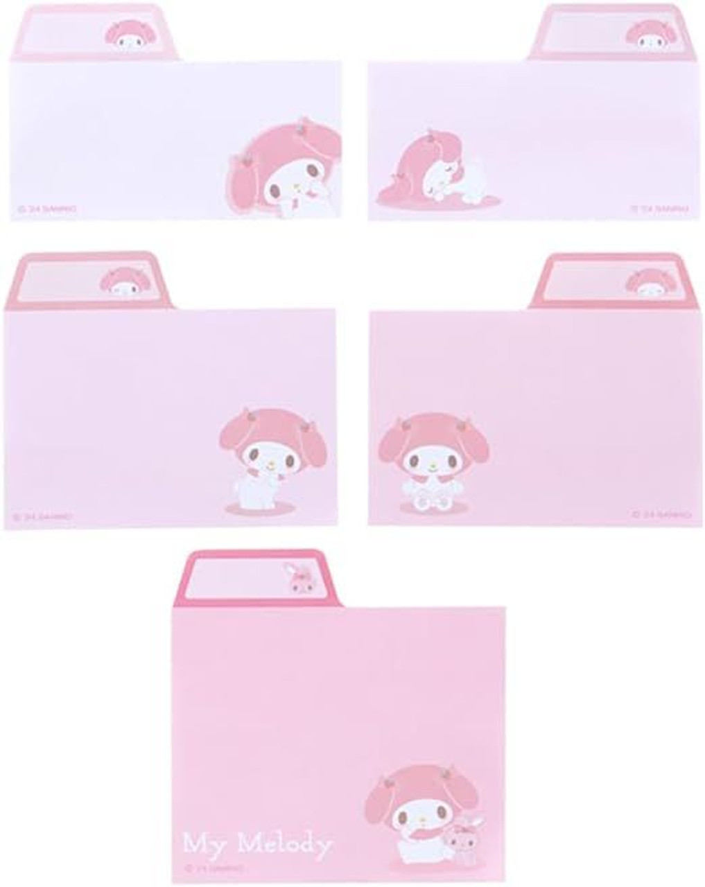 Sanrio Index Sticky Notes My Melody (5 Pads)