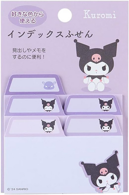 Sanrio Index Sticky Notes Kuromi (5 Pads)