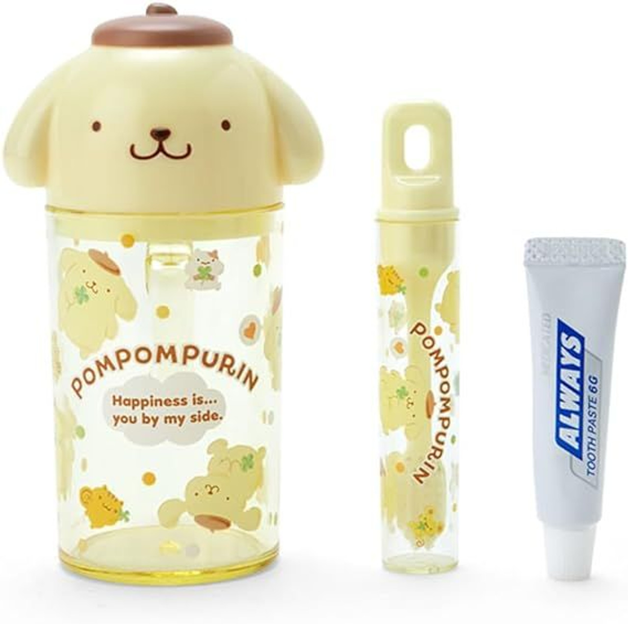 Sanrio Toothbrush & Cup Set Pompompurin