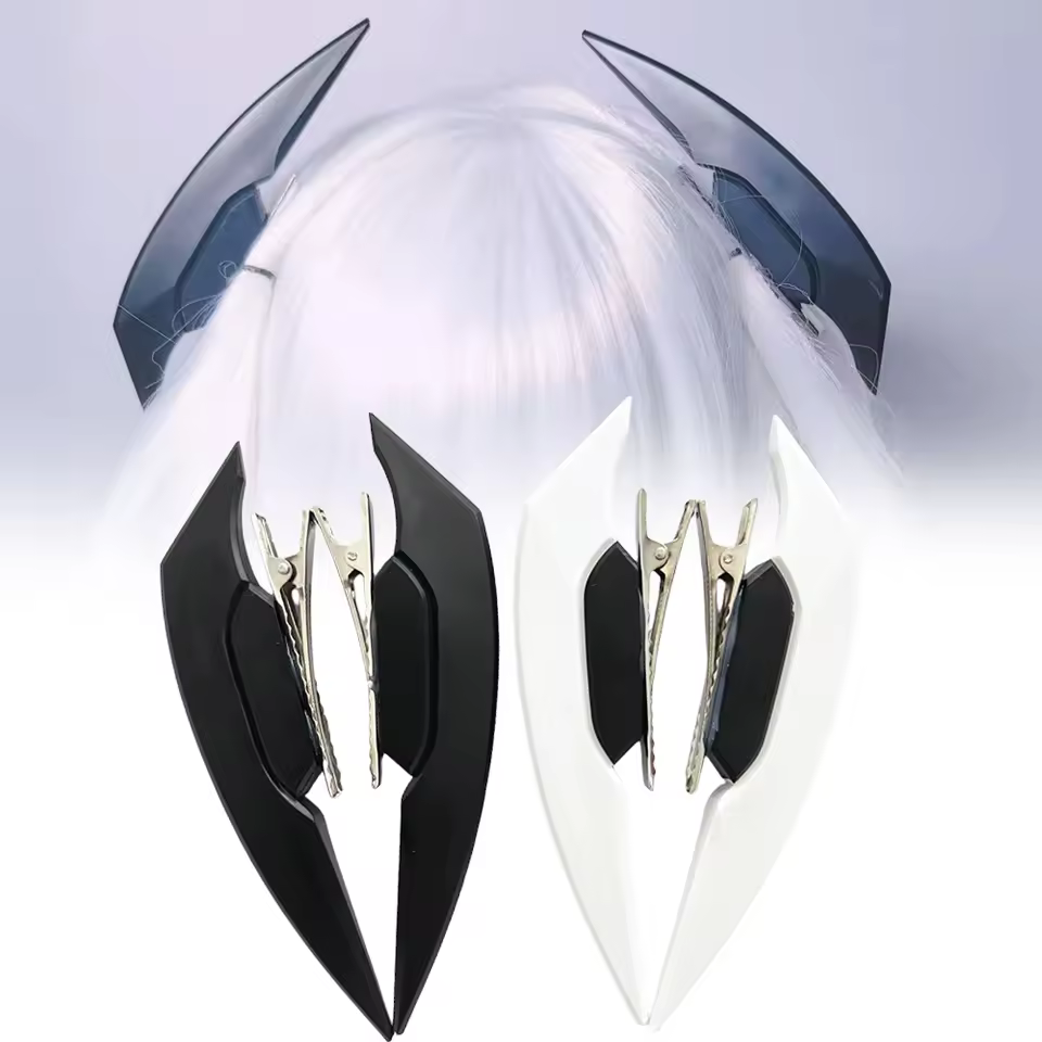 Hair Clip - Mecha Cosplay Accessories - Blue, black or White