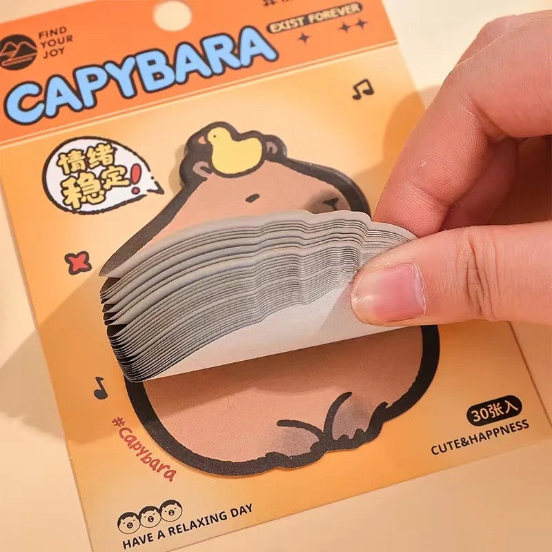 Capybara Sticky Notes Pad