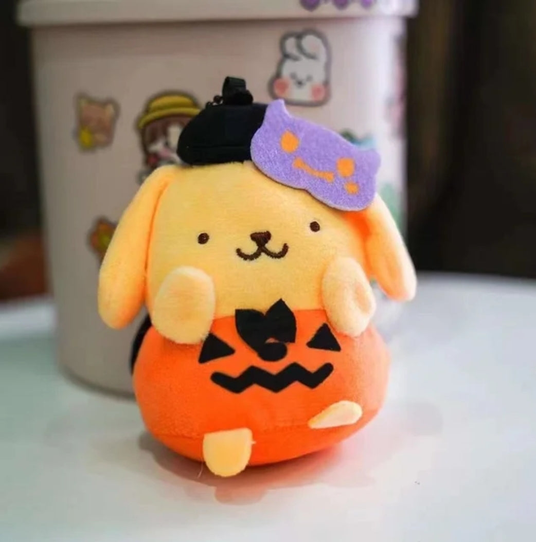 Sanrio Characters Halloween Keychain Plush Toy