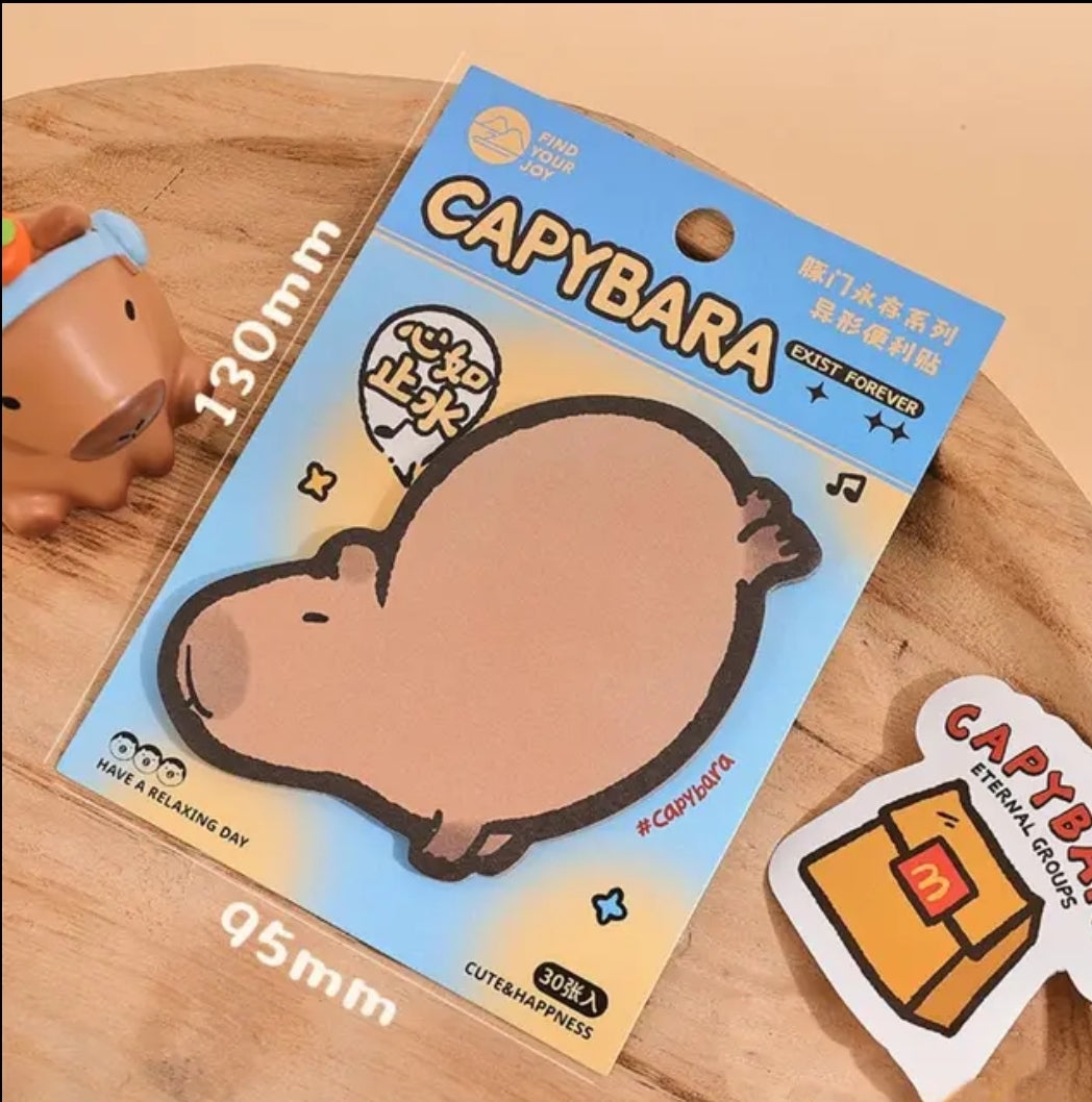 Capybara Sticky Notes Pad