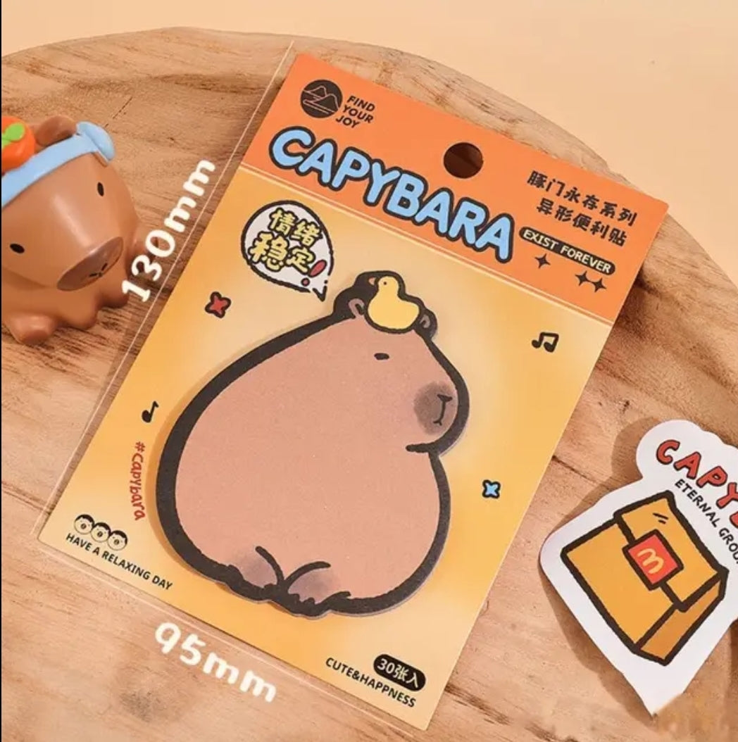 Capybara Sticky Notes Pad