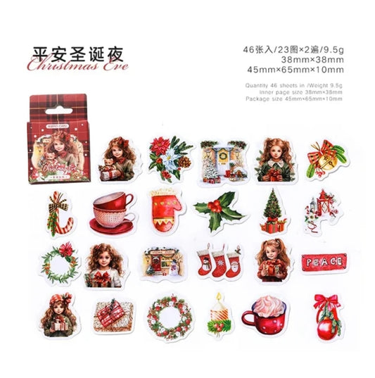 Sticker Box - Christmas Eve - 46 Stickers