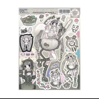 DOMI WORLD Harajuku Y2K Decorative Sticker Sheet