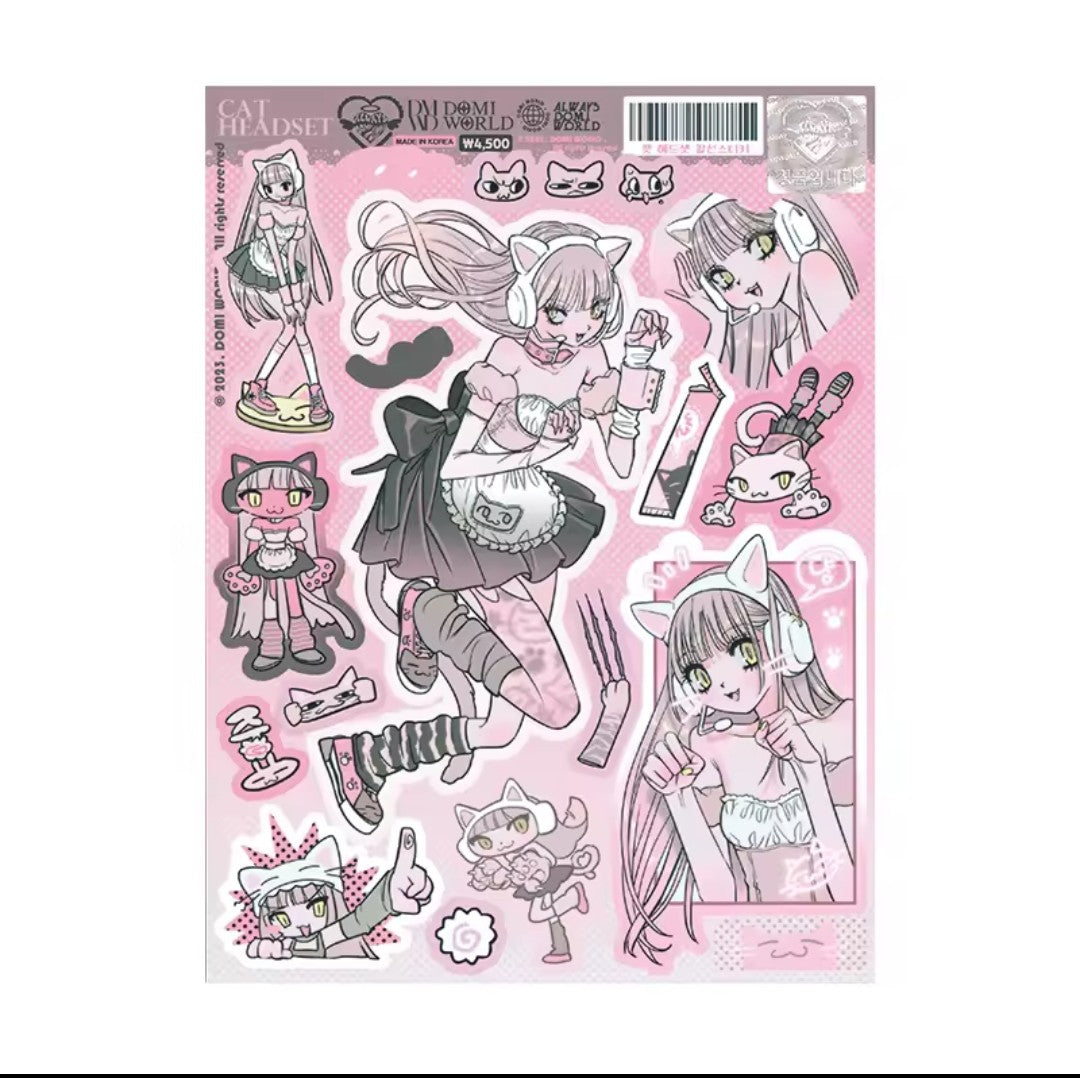 DOMI WORLD Harajuku Y2K Decorative Sticker Sheet