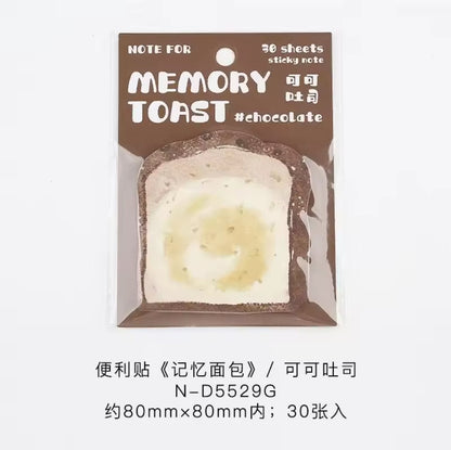 Memory Toast Sticky Notes