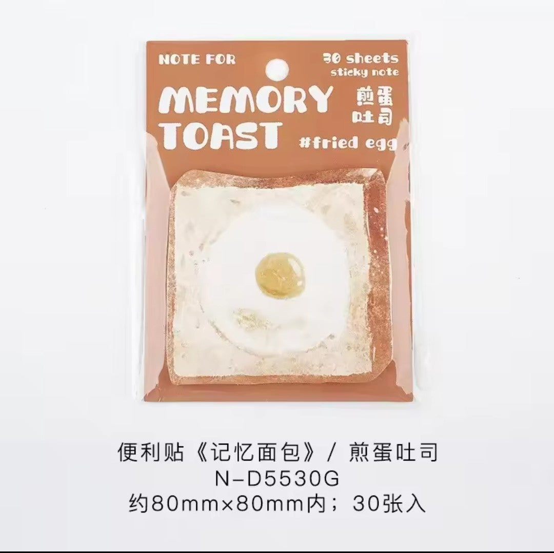 Memory Toast Sticky Notes