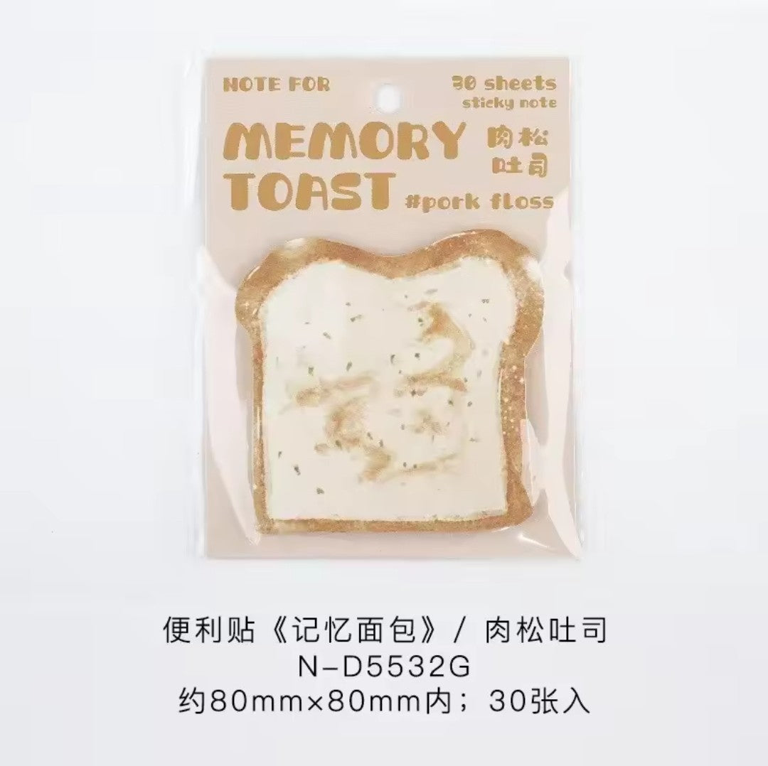 Memory Toast Sticky Notes