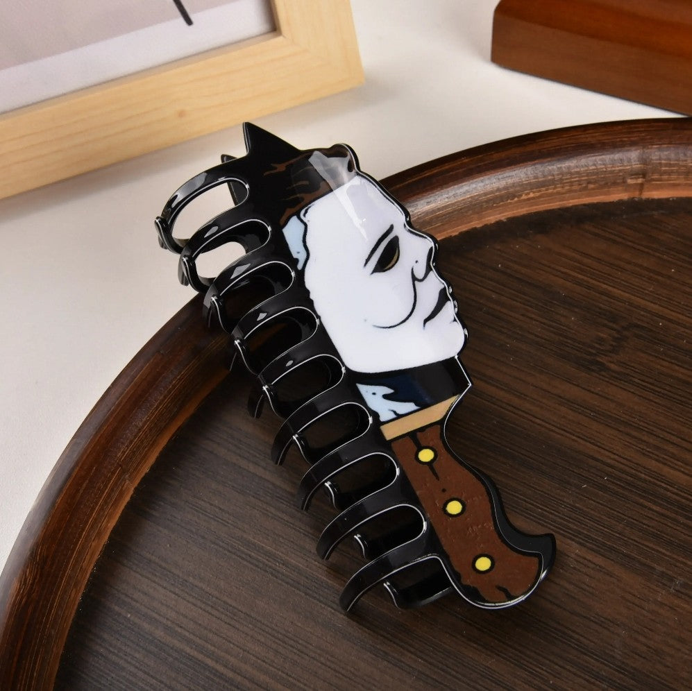 Horror Movies Hair Claw Clip