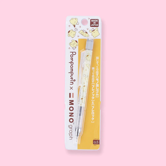 Sanrio Tombow MONO Graph x Pompompurin Mechanical Pencil - 0.5 mm