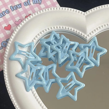 Hair Clips - Kawaii Pastel Stars 3pcs