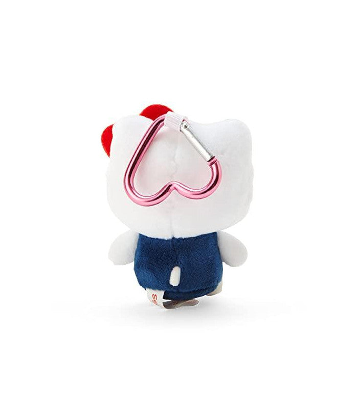 Sanrio Plush Mascot Heart Keychain - Hello Kitty