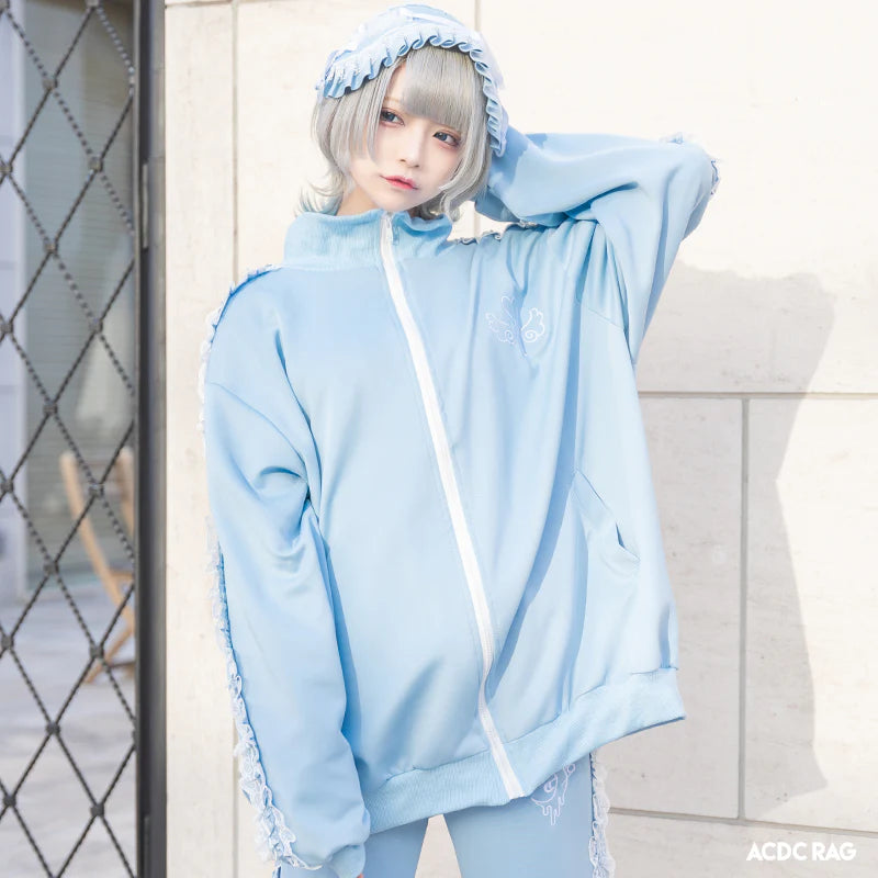 ACDC RAG Magical Touch Jersey Jacket Pastel Blue