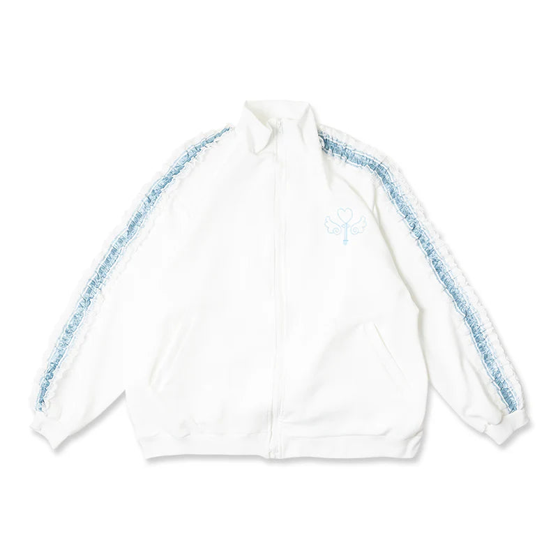 ACDC RAG Magical Touch Jersey Jacket White