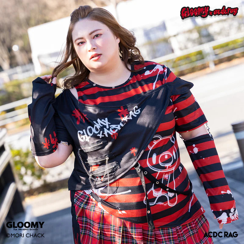 ACDC RAG x Gloomy Bear Dark Plus Size Long Sleeve