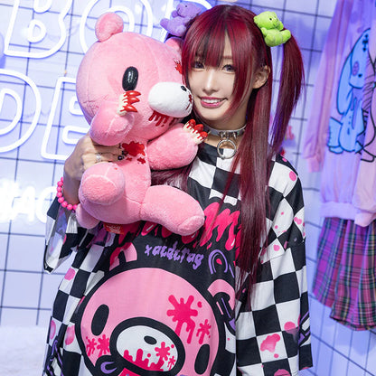 ACDC RAG x Gloomy Bear Checkered Oversized Tee Shirt