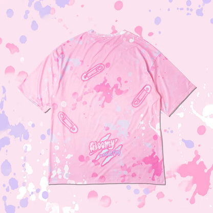 ACDC RAG x Gloomy Bear Oversized Tee Shirt Pastel Pink