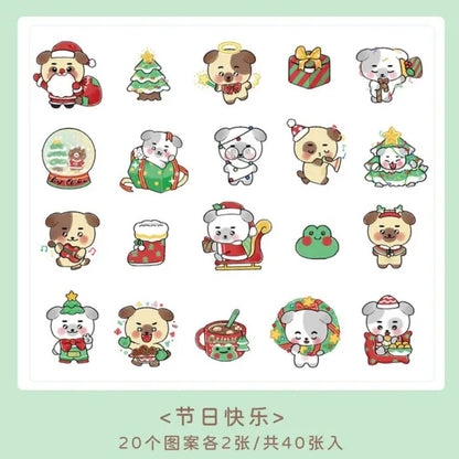 Sticker Box - 100% Fresh Cute Animal - 40 Stickers