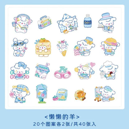 Sticker Box - 100% Fresh Cute Animal - 40 Stickers