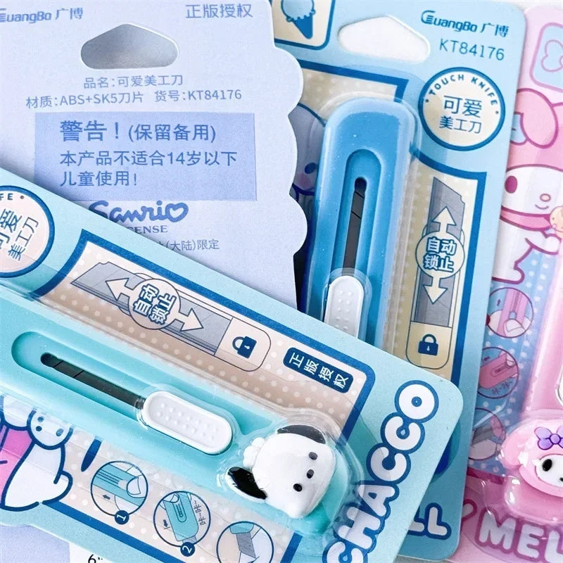 Sanrio Characters Sharp Razor Blade, Letter Opener & Utility Knife