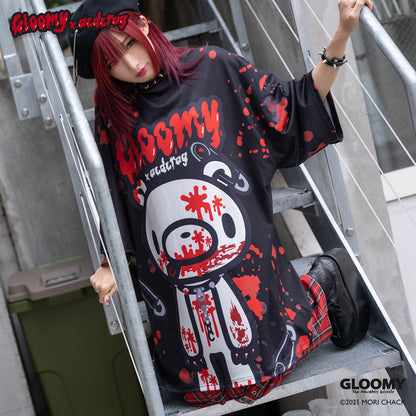 ACDC RAG x Gloomy Bear Black Oversized Tee Shirt