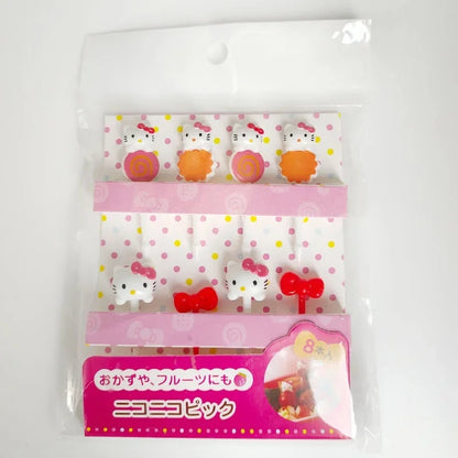 Food Pick Hello Kitty Bento Accessroies 8 pcs Set