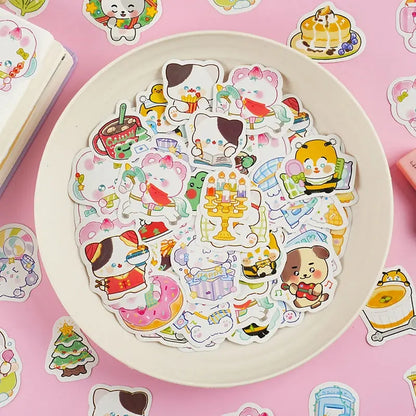 Sticker Box - 100% Fresh Cute Animal - 40 Stickers