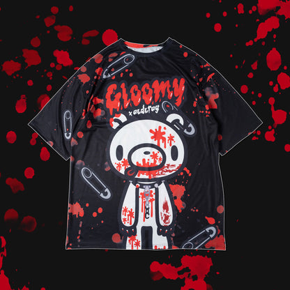 ACDC RAG x Gloomy Bear Black Oversized Tee Shirt