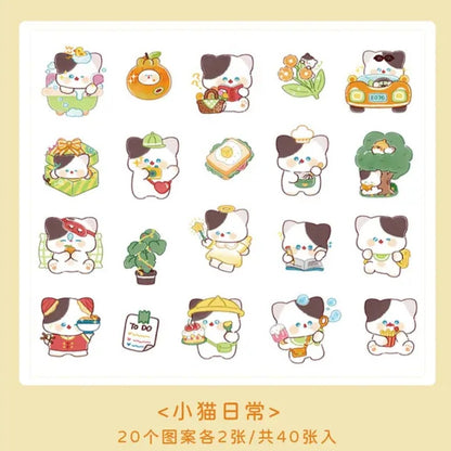 Sticker Box - 100% Fresh Cute Animal - 40 Stickers